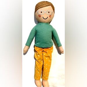 Pillowfort Green and Orange Plush Doll